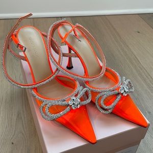 BRAND NEW MACH&MACH HEELS! Worn once!